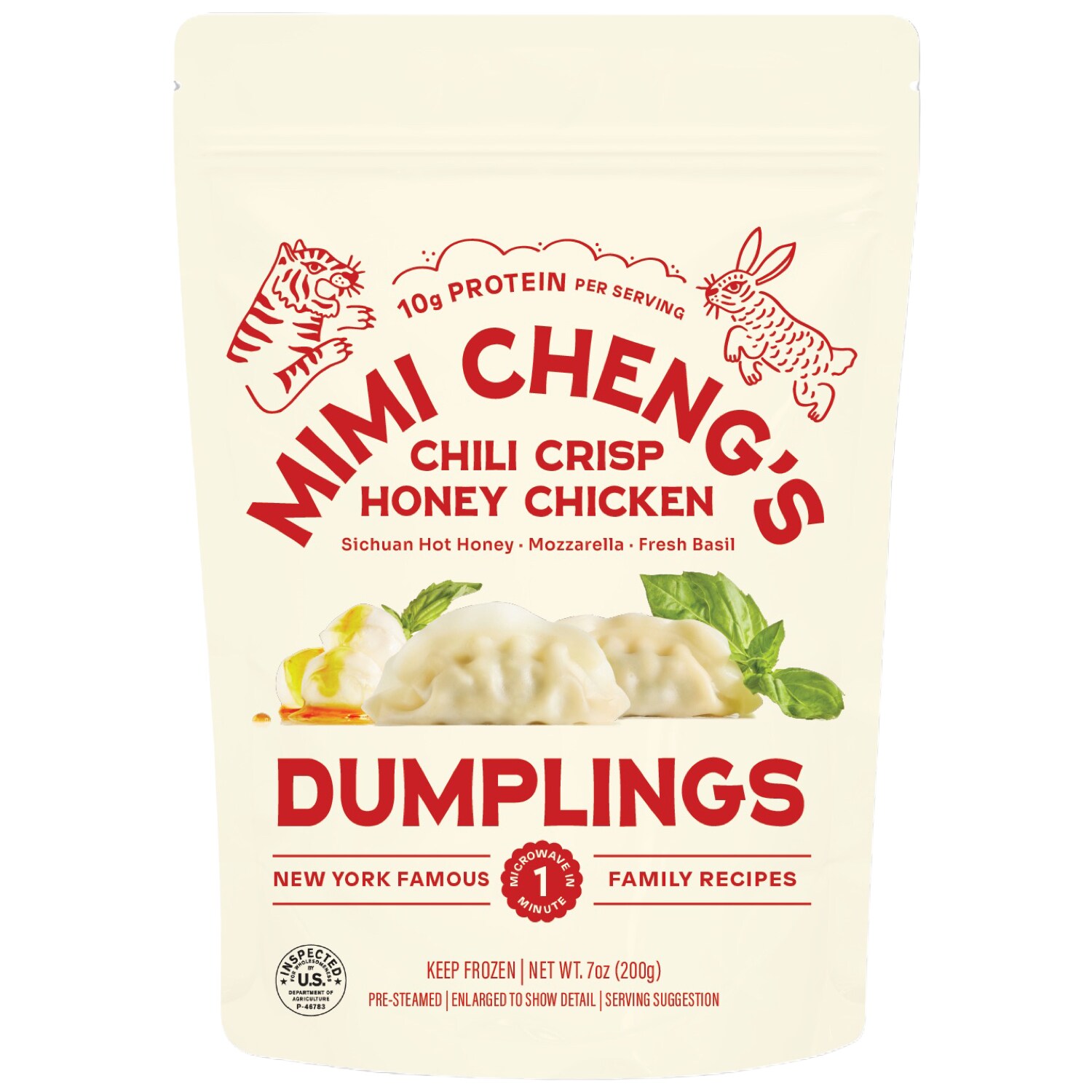 Mimi Cheng's Dumplings, Chili Crisp Honey Chicken, Frozen